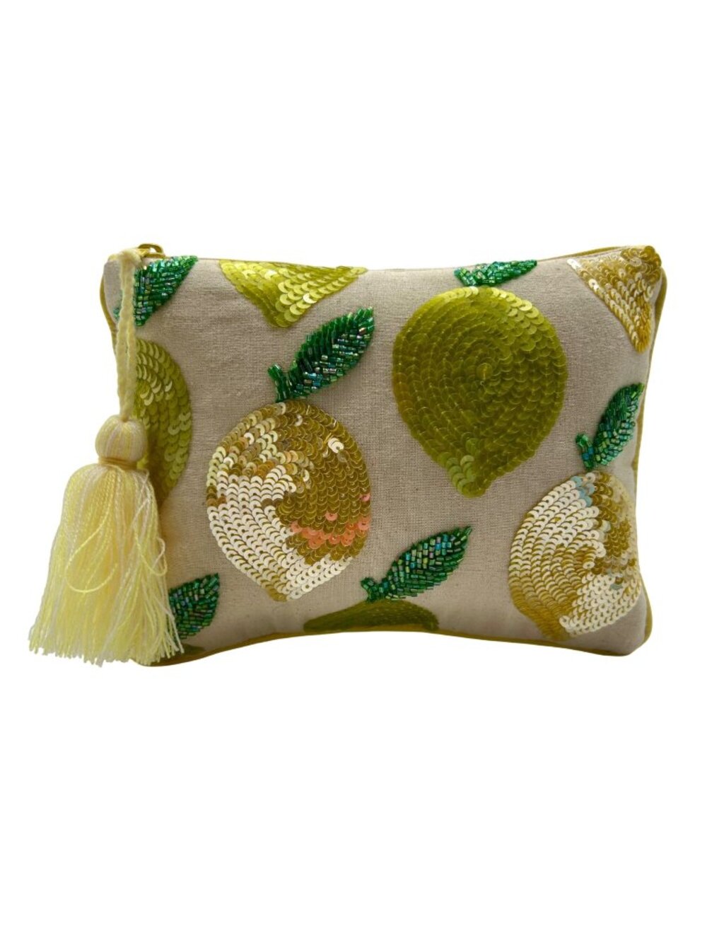 MMS Brands Beige Lemon Pouch